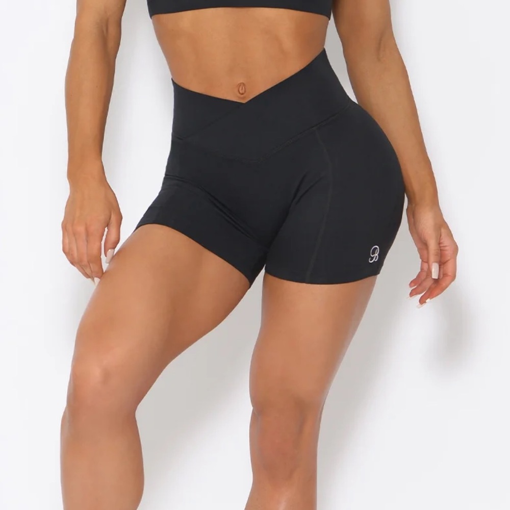COPY - Bombshell Sportswear Tiny Waist Shorts• S / Black / Medium Weight